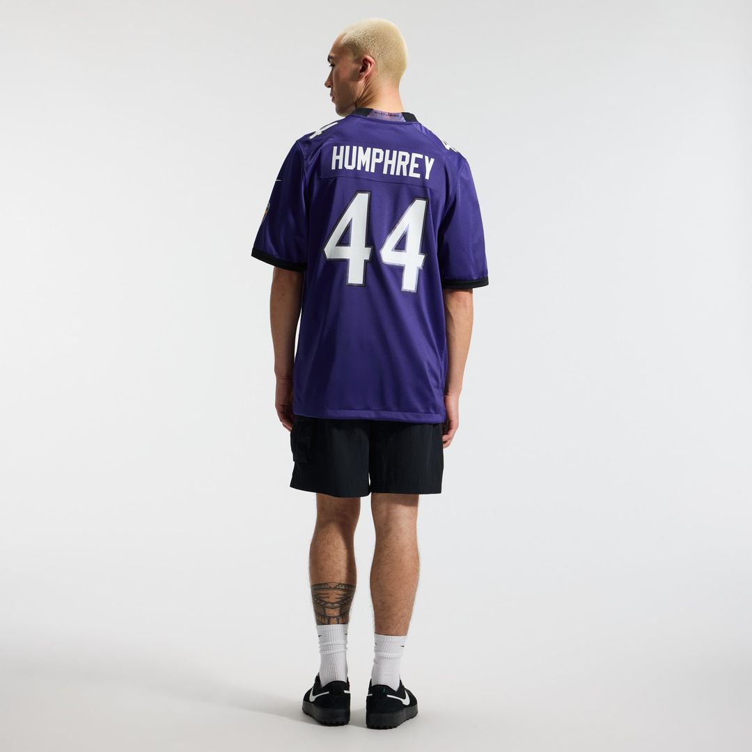 Baltimore Ravens Marlon Humphrey Nike Black Alternate Game Jersey