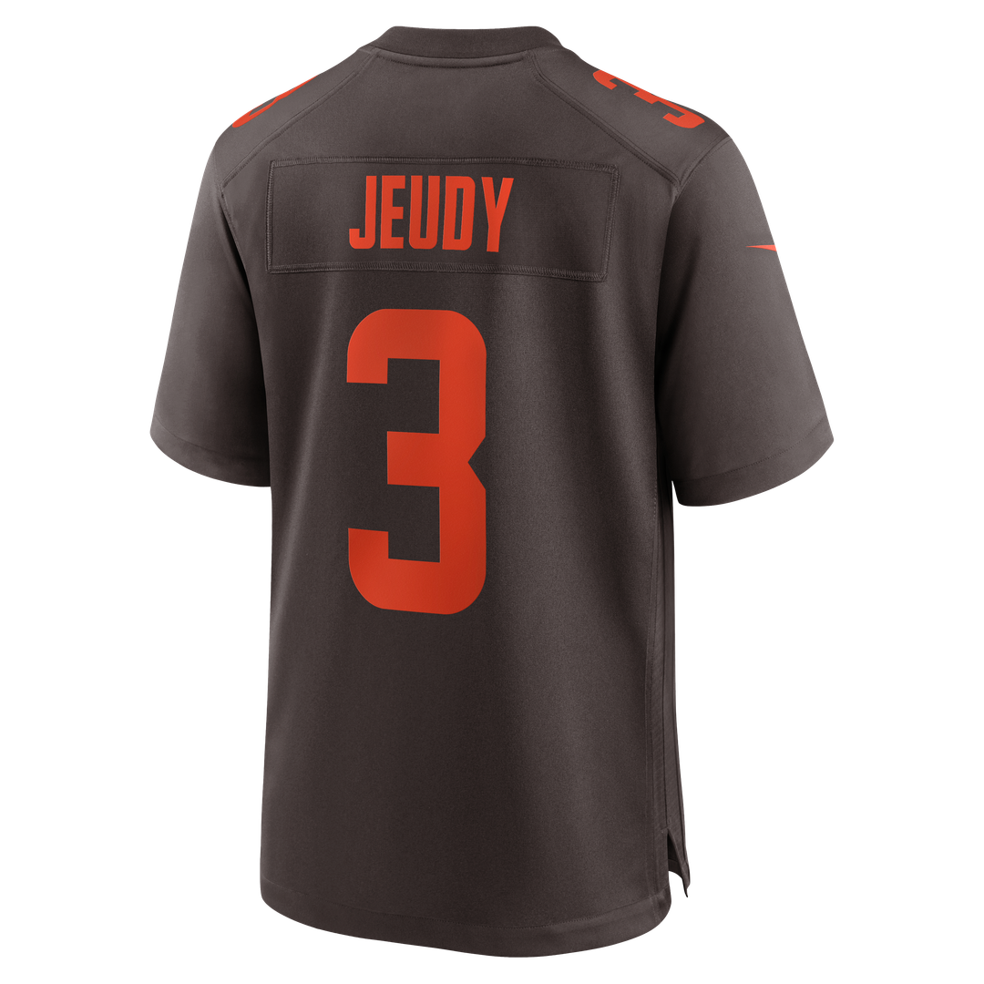 Cleveland Browns Jerry Jeudy Nike Brown Alpha Dawg Game Jersey