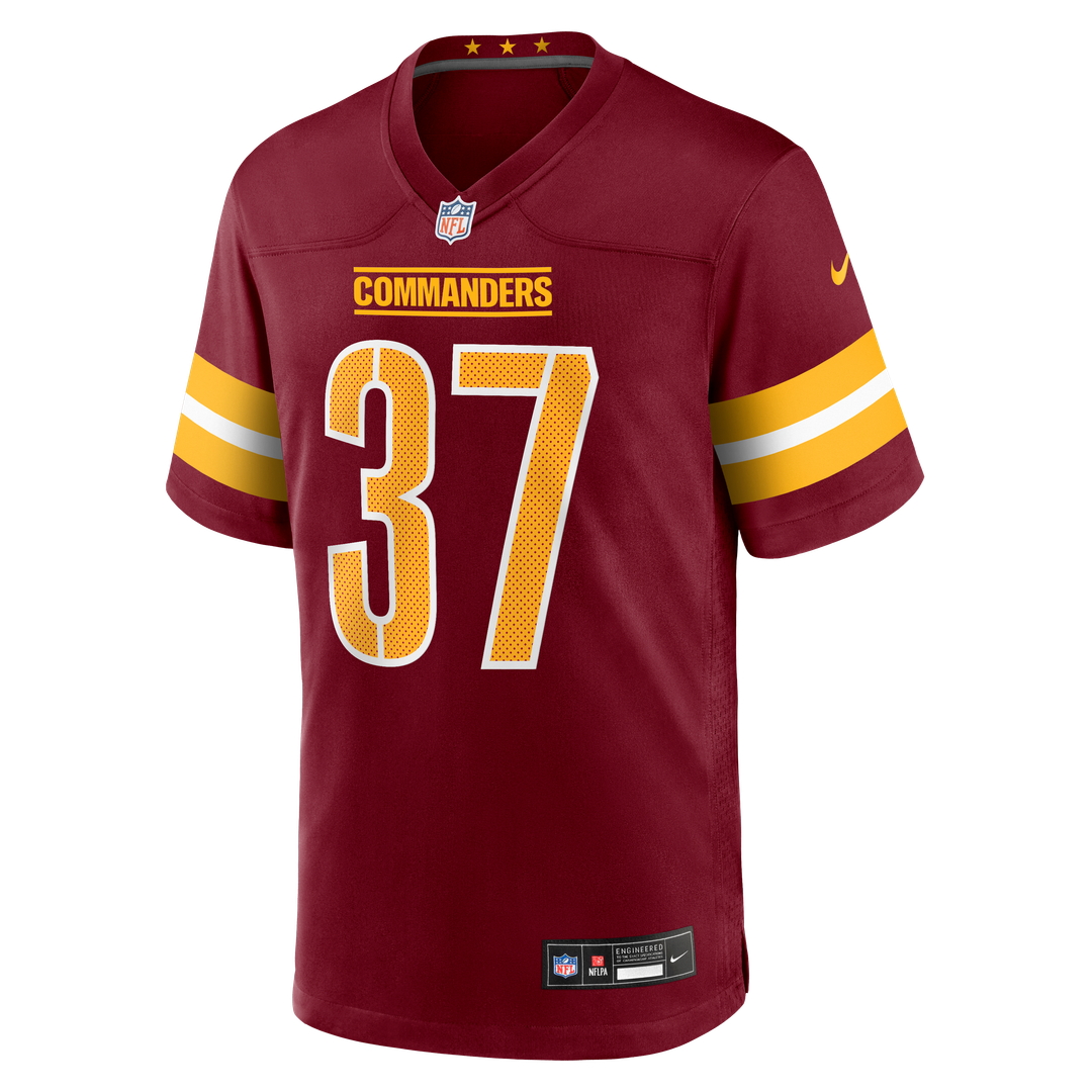 Washington Commanders Car'lin Vigers Nike Burgundy Team Game Jersey