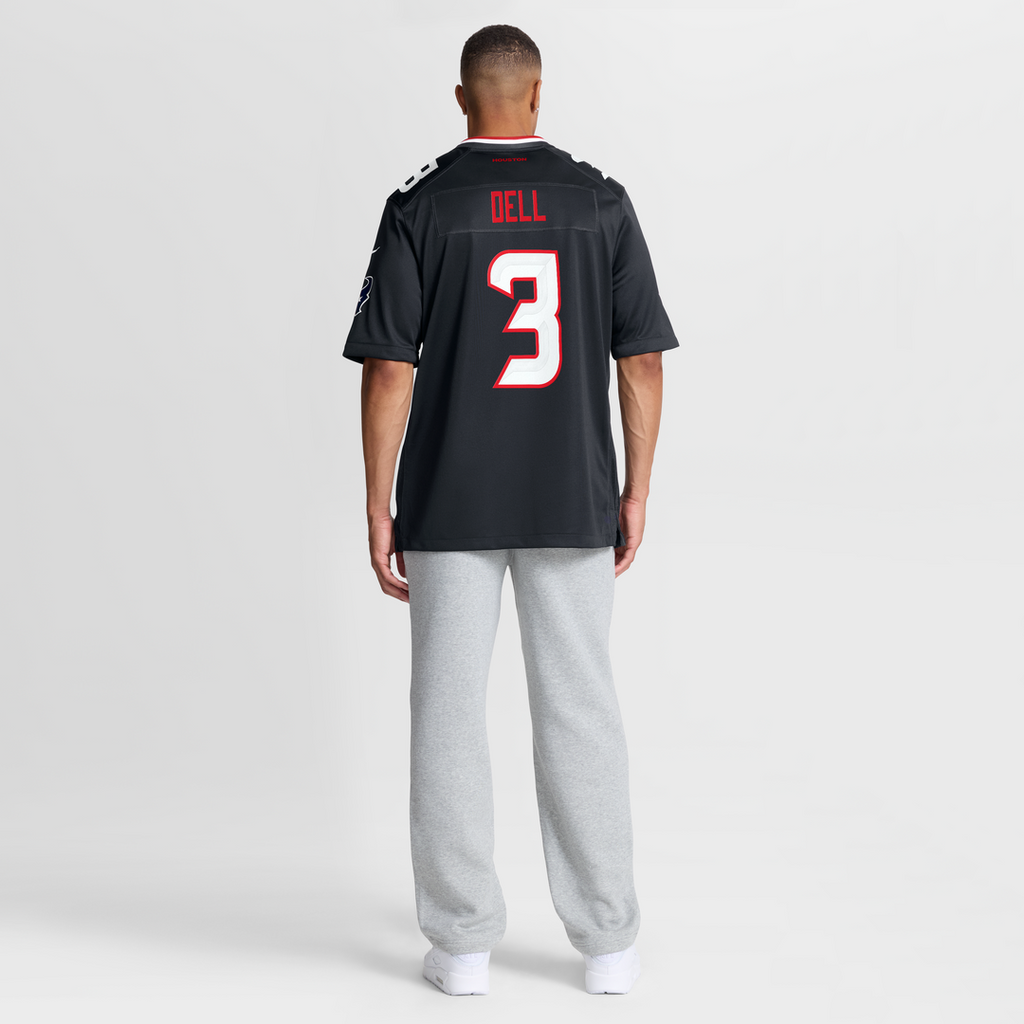Houston Texans Tank Dell Nike Red Alternate Game Jersey