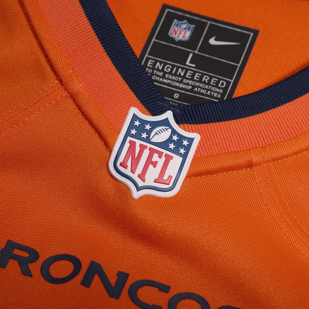 Denver Broncos Evan Engram Nike Orange Team Game Jersey