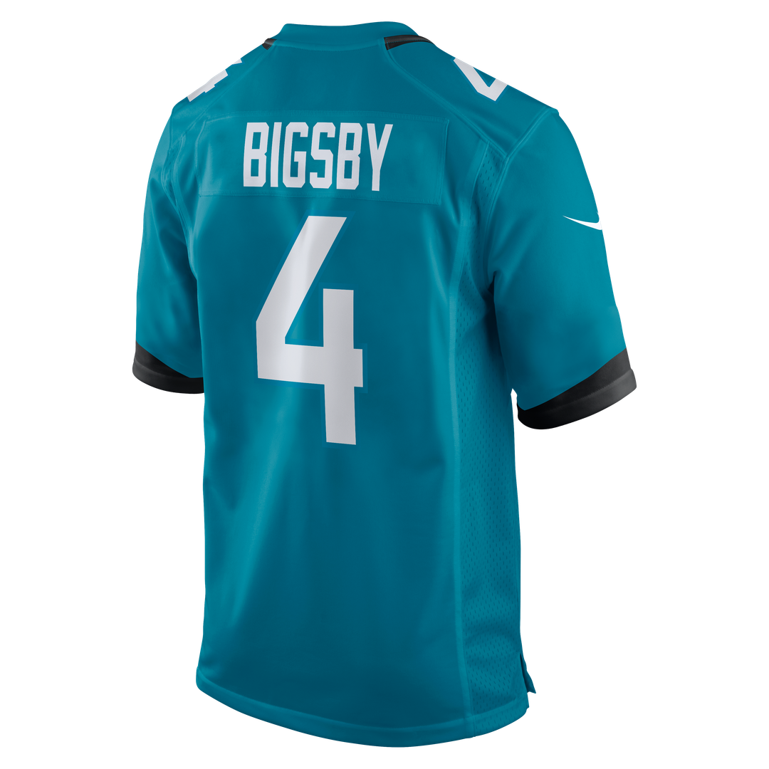 Jacksonville Jaguars Tank Bigsby Nike Teal Game Jersey