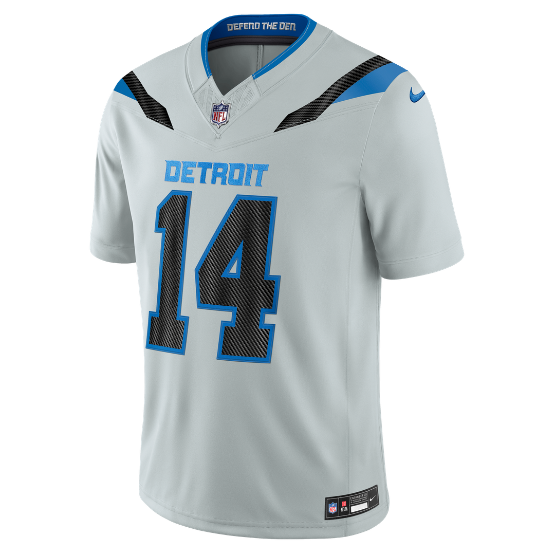 Detroit Lions Amon-Ra St. Brown Nike Silver 2026 Rivalries Collection Stitched Limited Jersey