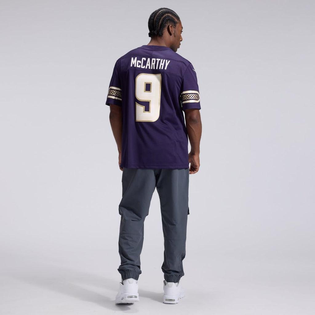 Minnesota Vikings J.J. McCarthy Nike Purple 2026 Rivalries Collection Stitched Limited Jersey