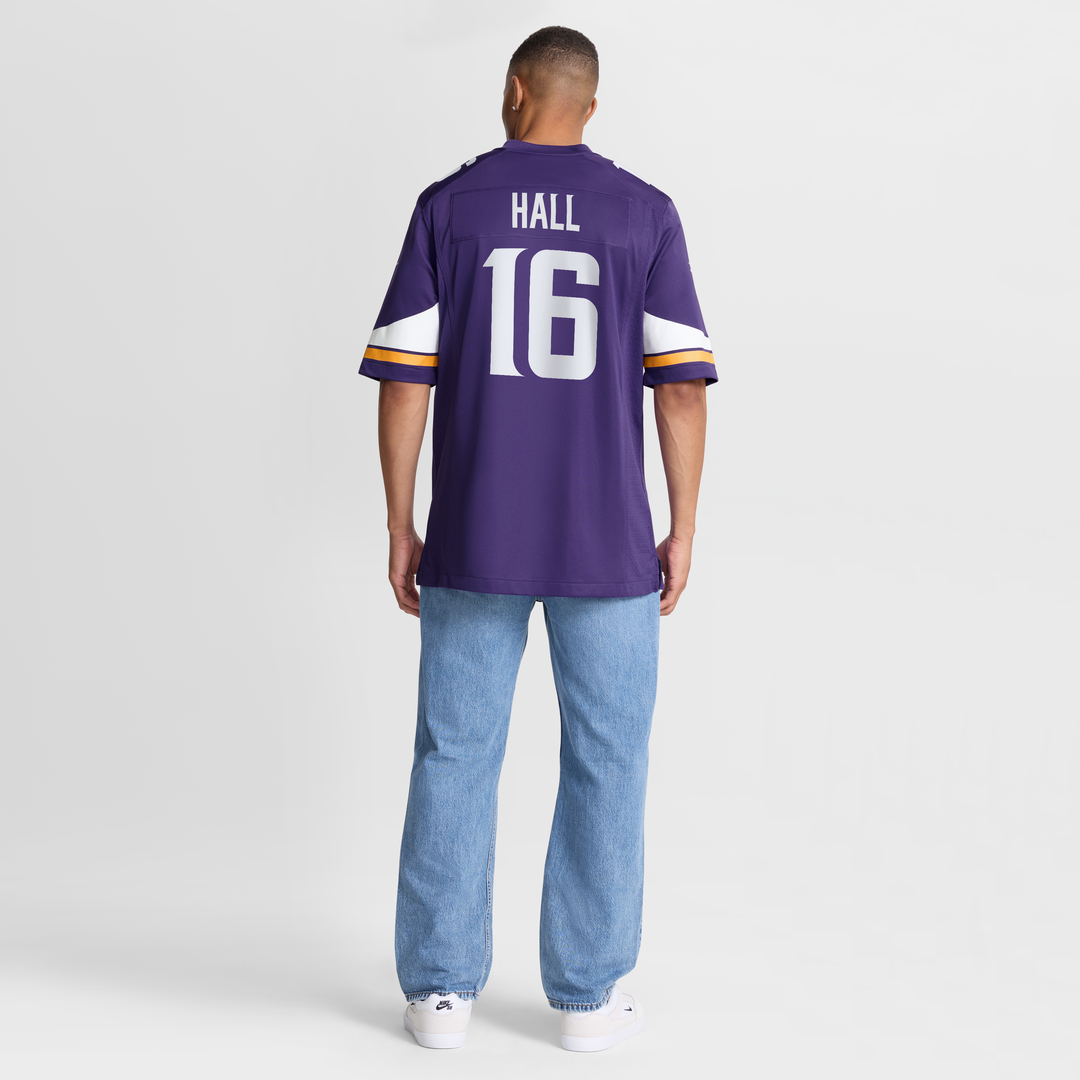 Minnesota Vikings Jaren Hall Nike Purple Game Jersey