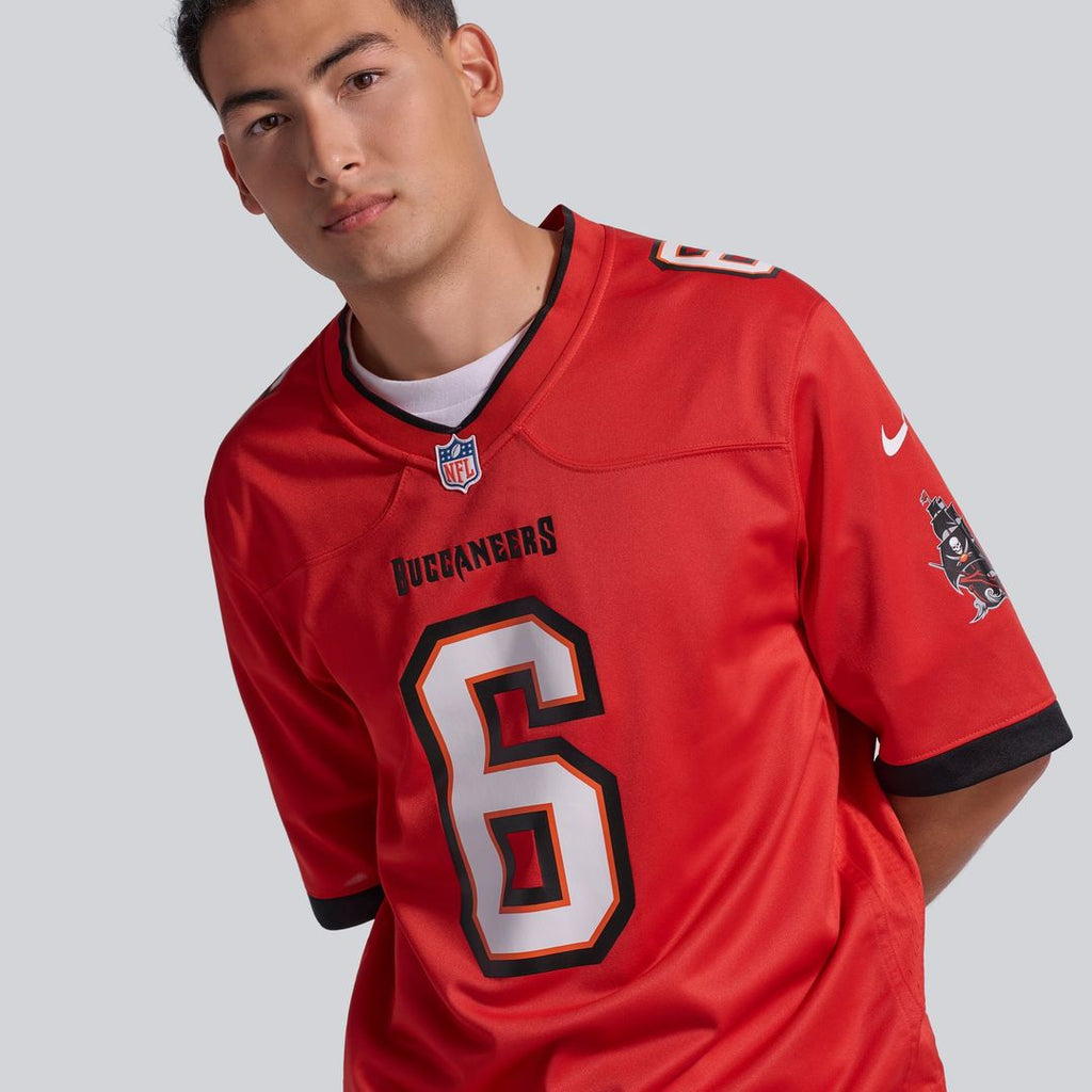 Tampa Bay Buccaneers Baker Mayfield Nike White Away Game Jersey