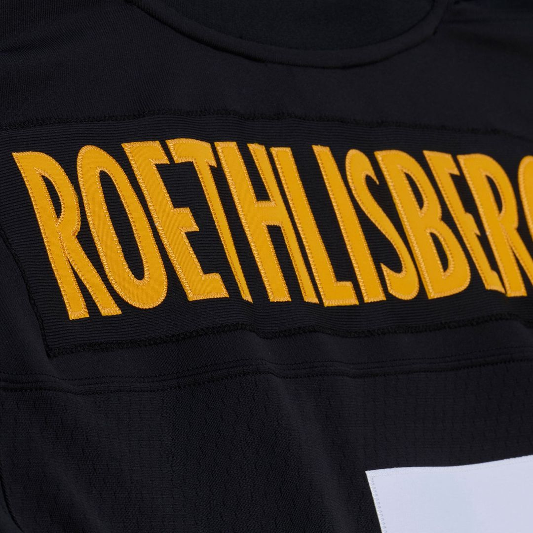 Pittsburgh Steelers Ben Roethlisberger Mitchell & Ness Black 2004 Big & Tall Legacy Retired Player Jersey