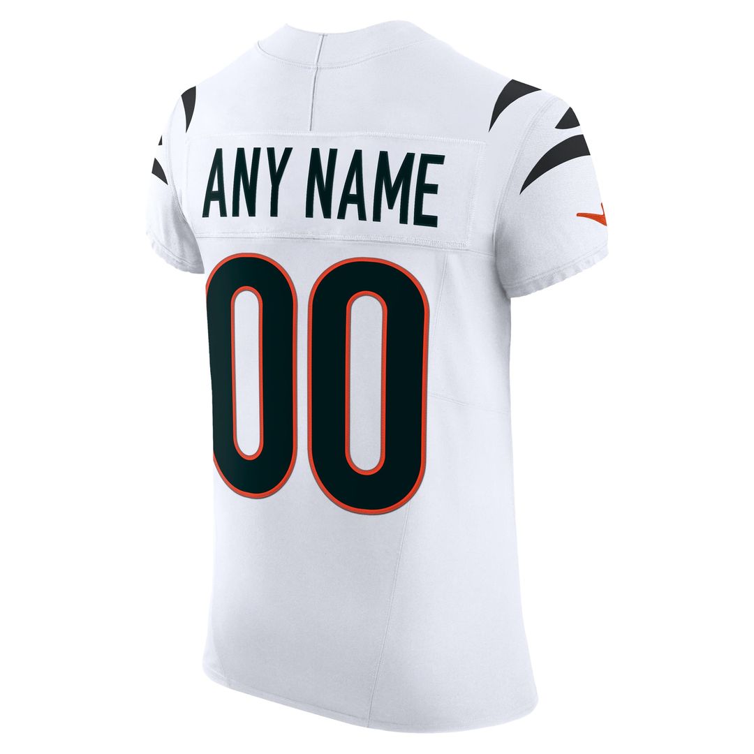 Cincinnati Bengals Nike White Vapor F.U.S.E. Elite Custom Jersey