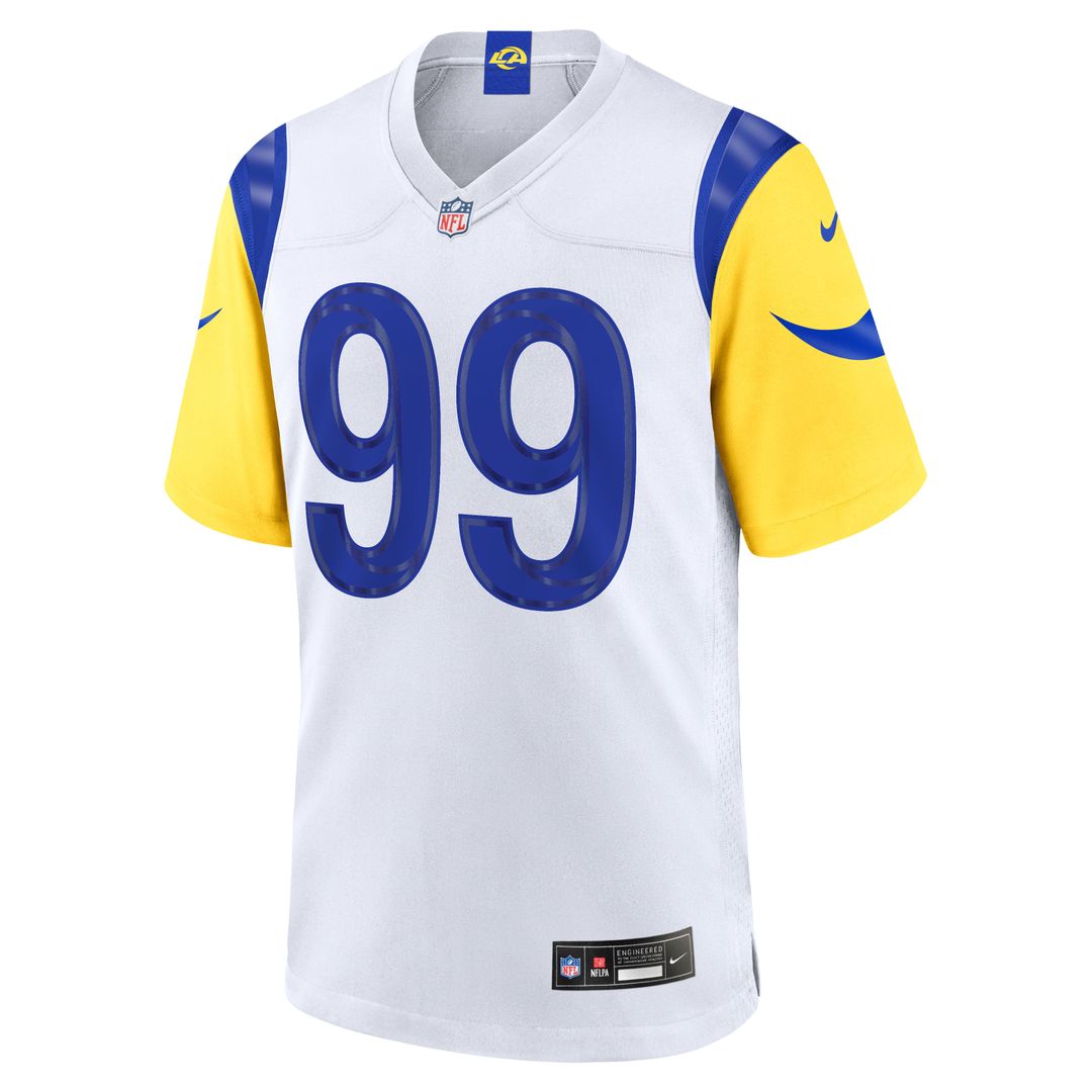 Los Angeles Rams Aaron Donald Nike White Game Jersey
