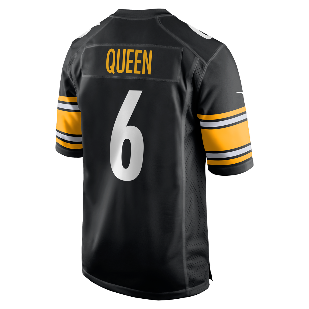 Pittsburgh Steelers Patrick Queen Nike Black Game Jersey