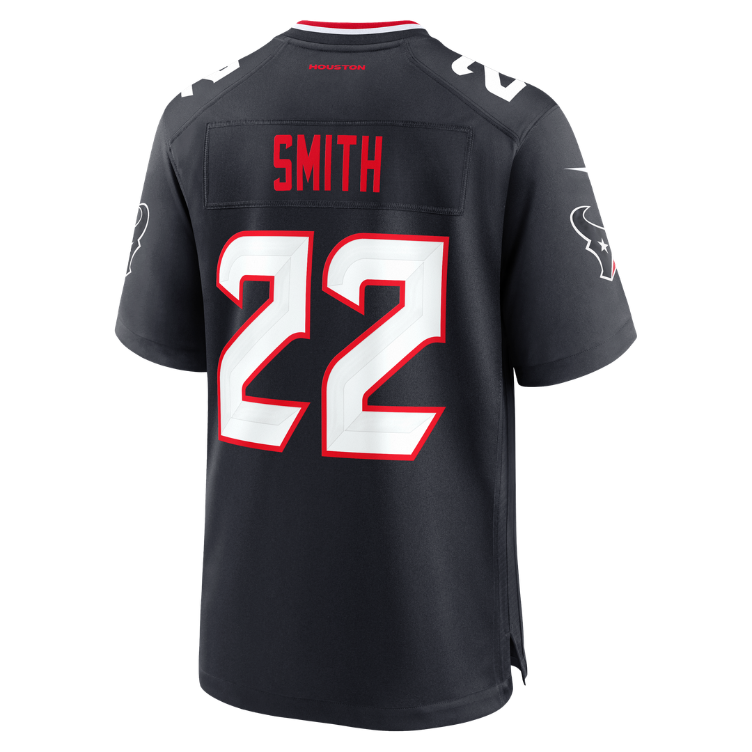 Houston Texans Jaylin Smith Nike Navy Team Game Jersey