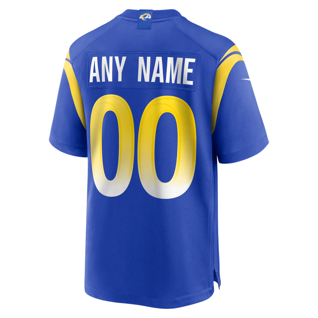 Los Angeles Rams Nike Royal Custom Game Jersey