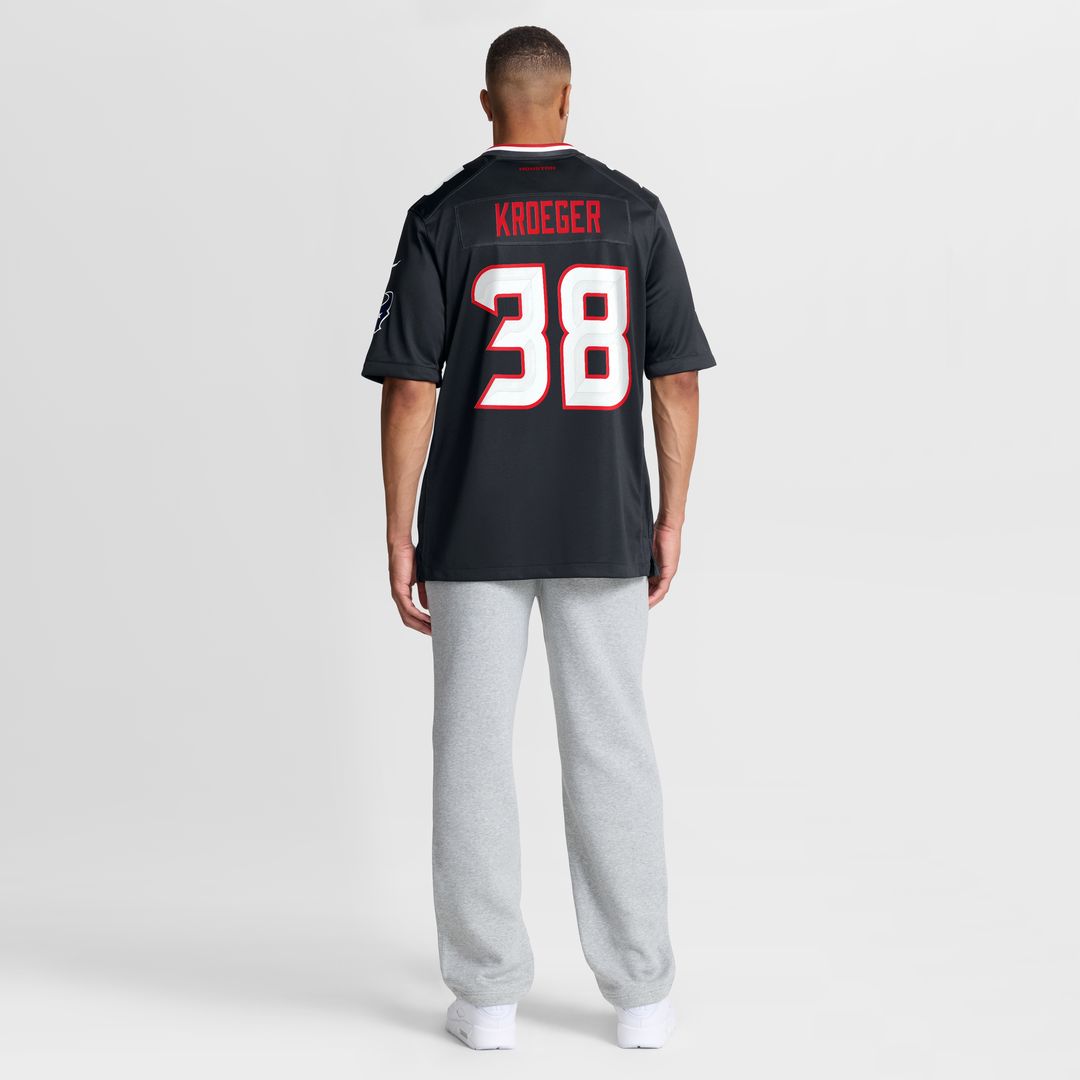Houston Texans Kai Kroeger Nike Navy Team Game Jersey