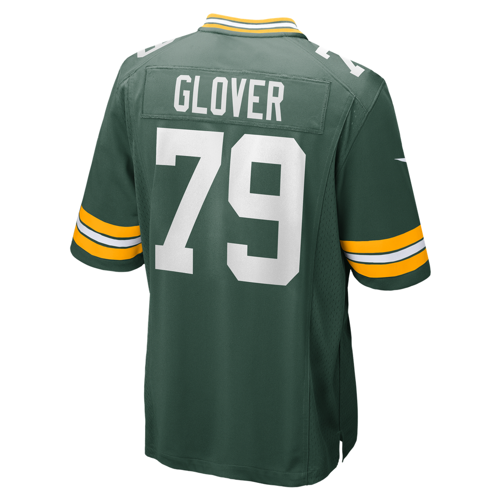 Green Bay Packers Travis Glover Nike Green Game Jersey