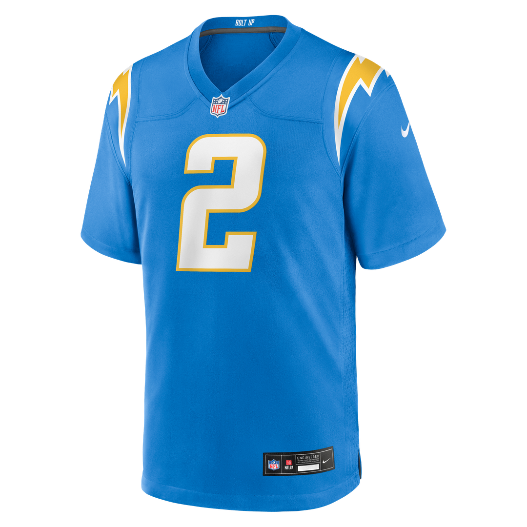 Los Angeles Chargers Elijah Molden Nike Powder Blue Team Game Jersey