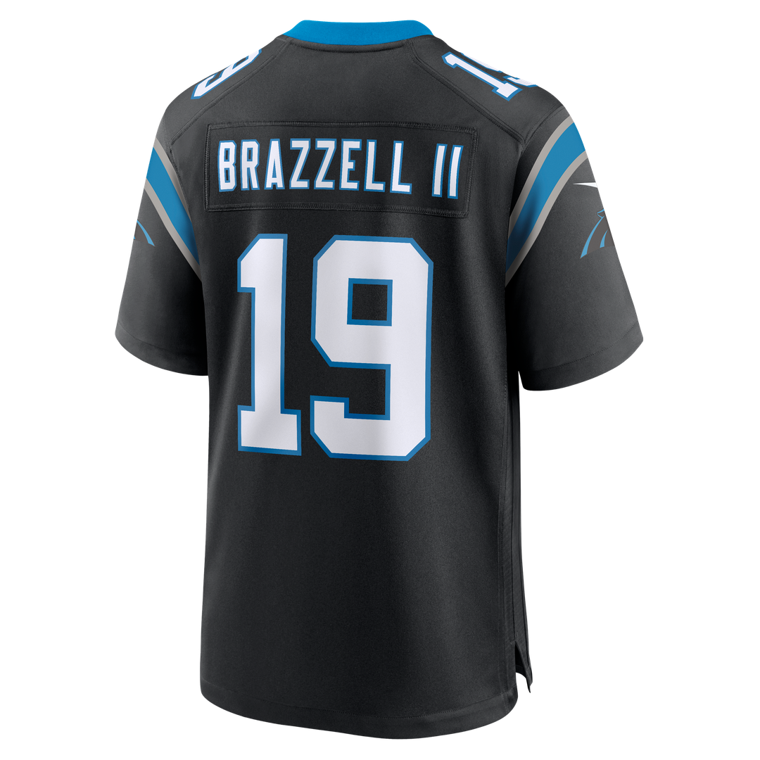 Carolina Panthers Chris Brazzell II Nike Black Team Game Jersey