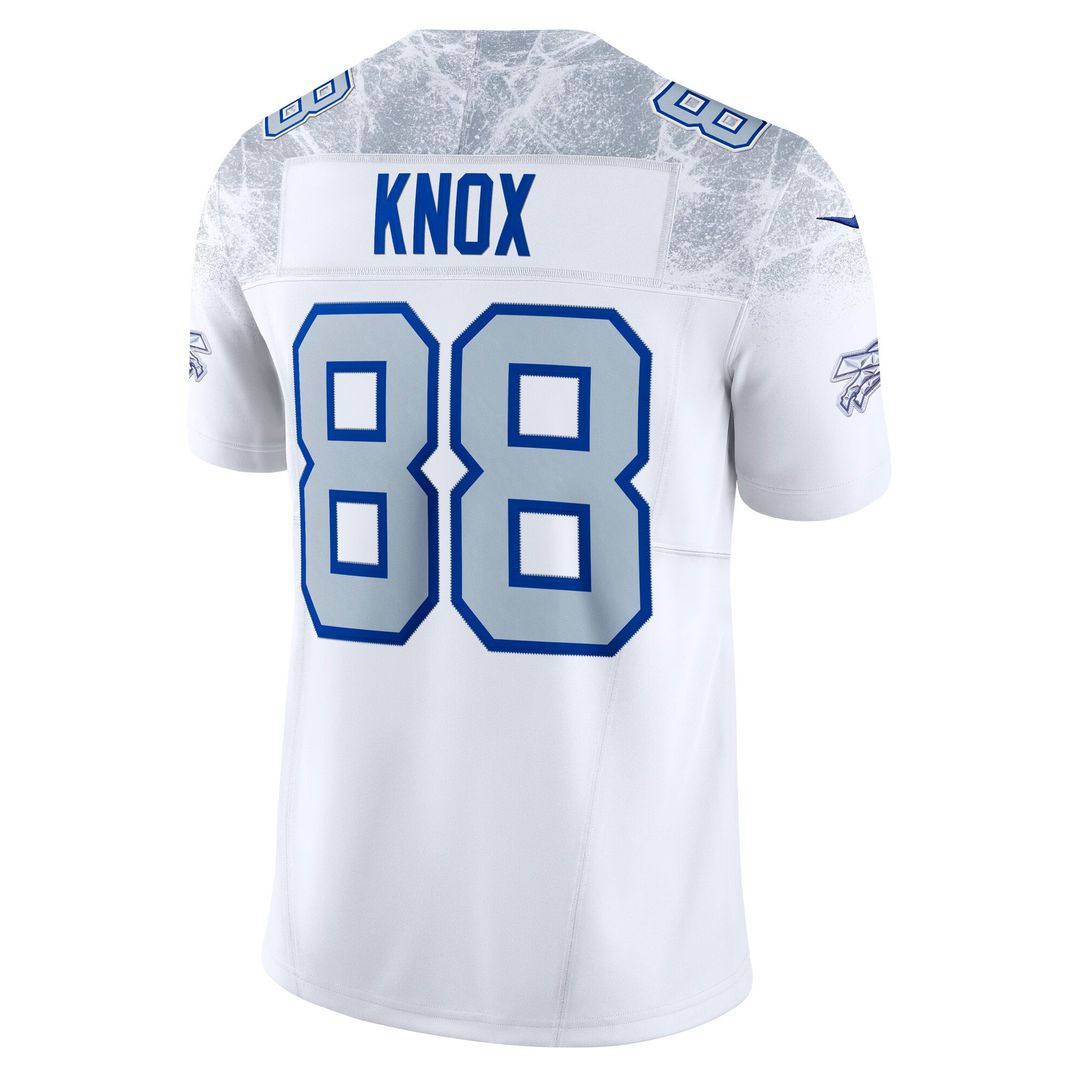 Buffalo Bills Dawson Knox Nike White Rivalries Collection Stitched Limited Jersey