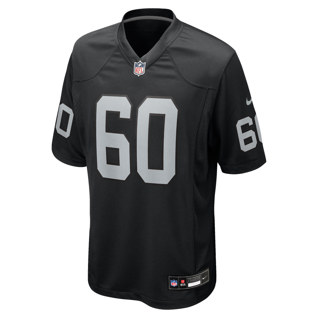 Las Vegas Raiders Charles Grant Nike Black Team Game Jersey