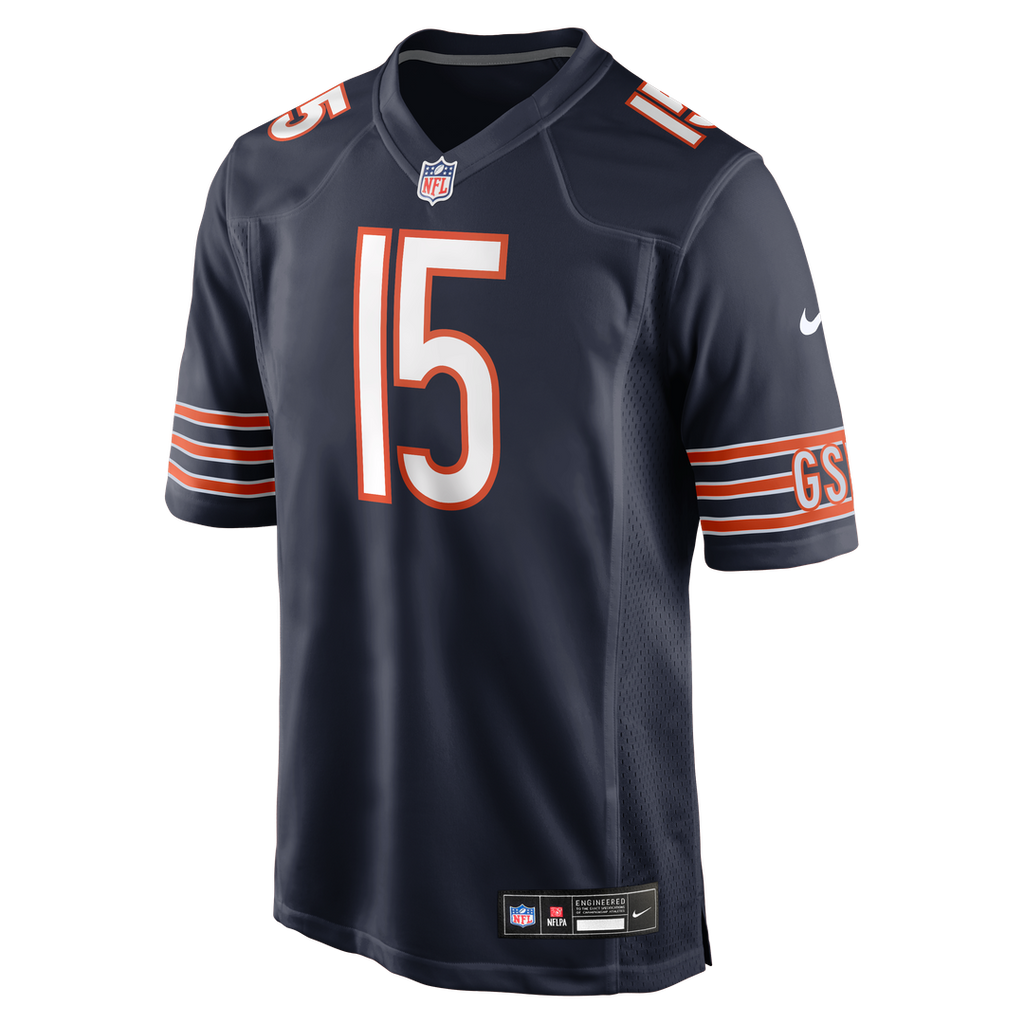 Chicago Bears Rome Odunze Nike Navy Player Game Jersey