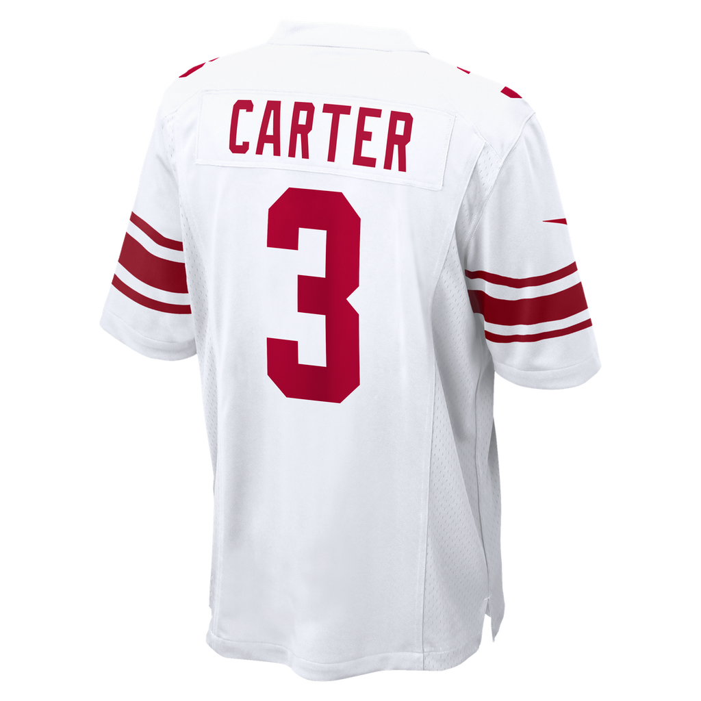 New York Giants Abdul Carter Nike White Game Jersey