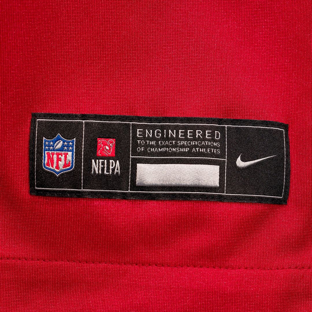 Kansas City Chiefs Nazeeh Johnson Nike Red Game Player Jersey