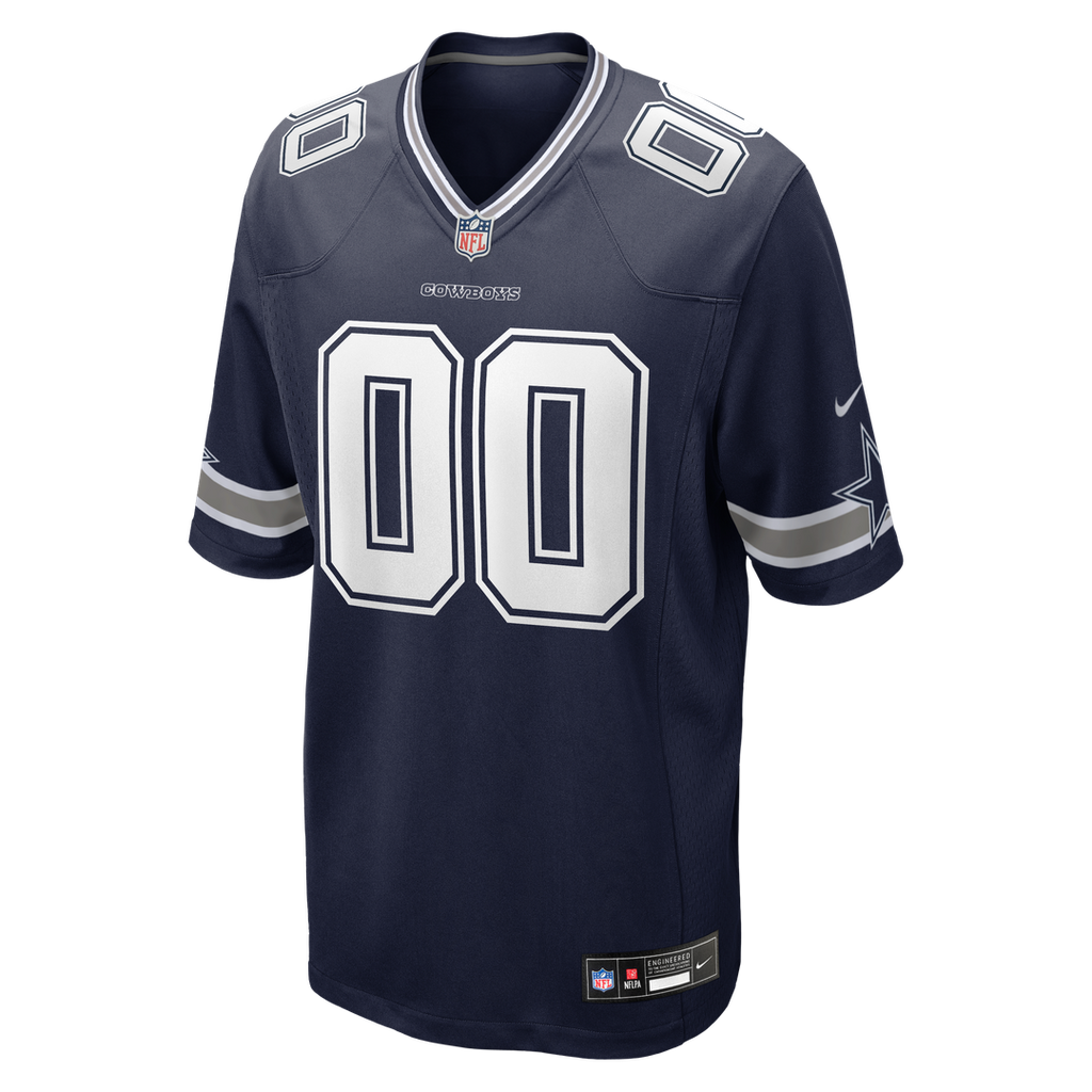 Dallas Cowboys Nike White Custom Game Jersey