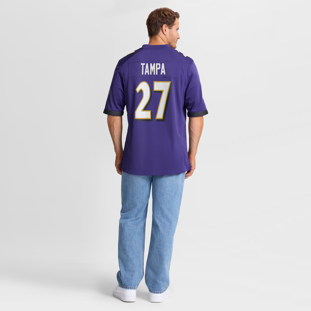 Baltimore Ravens T.J. Tampa Nike Purple Team Game Jersey
