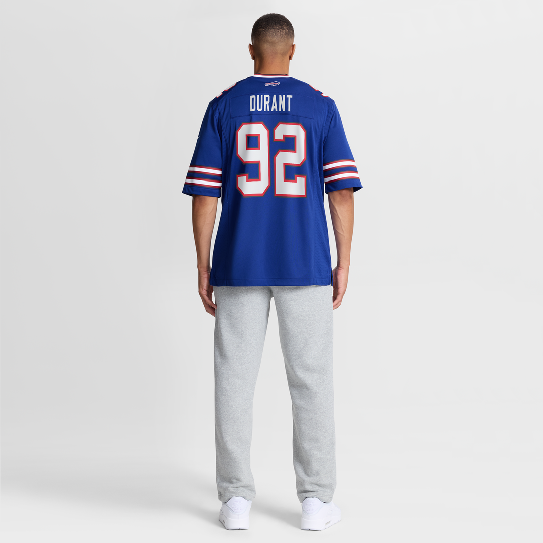 Buffalo Bills Zane Durant Nike Royal Team Game Jersey