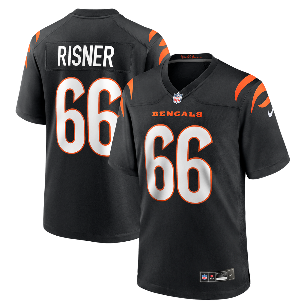 Cincinnati Bengals Dalton Risner Nike Black Team Game Jersey