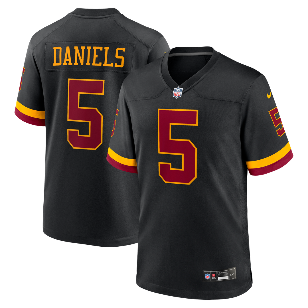 Washington Commanders Jayden Daniels Nike White Game Super Bowl Era Jersey
