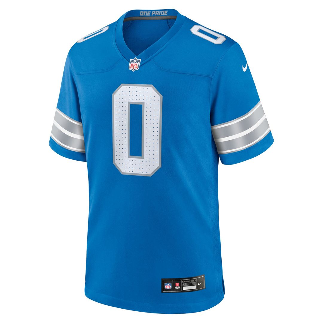 Detroit Lions Jahmyr Gibbs Nike White Game Player Jersey