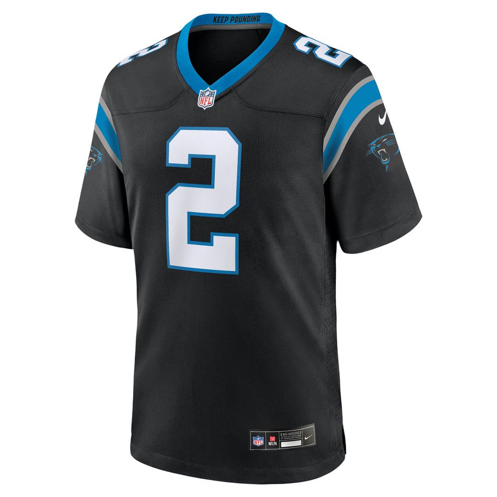 Carolina Panthers Mike Jackson Nike Black Game Jersey