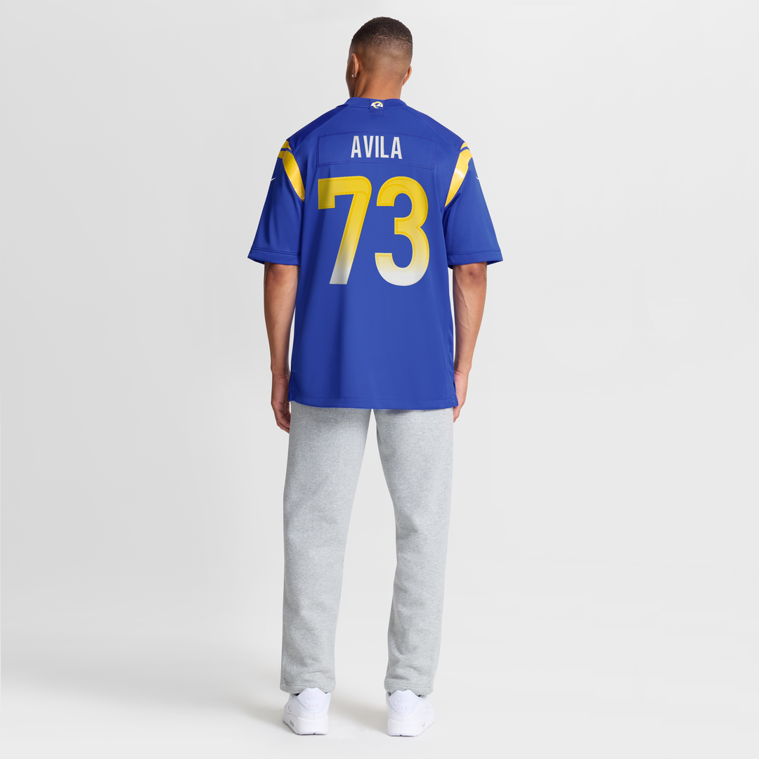 Los Angeles Rams Steve Avila Nike Royal Home Game Jersey