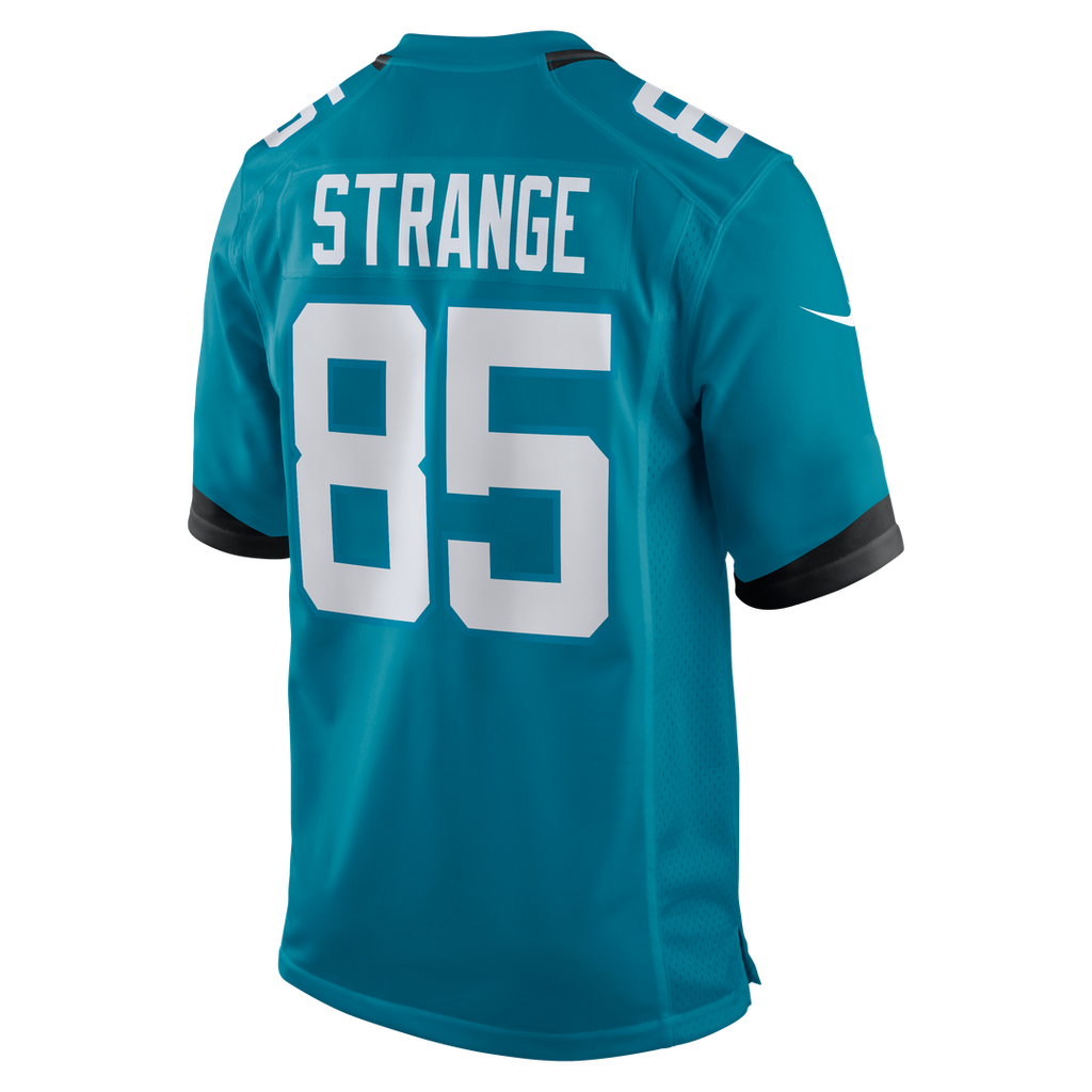 Jacksonville Jaguars Brenton Strange Nike Teal Team Game Jersey
