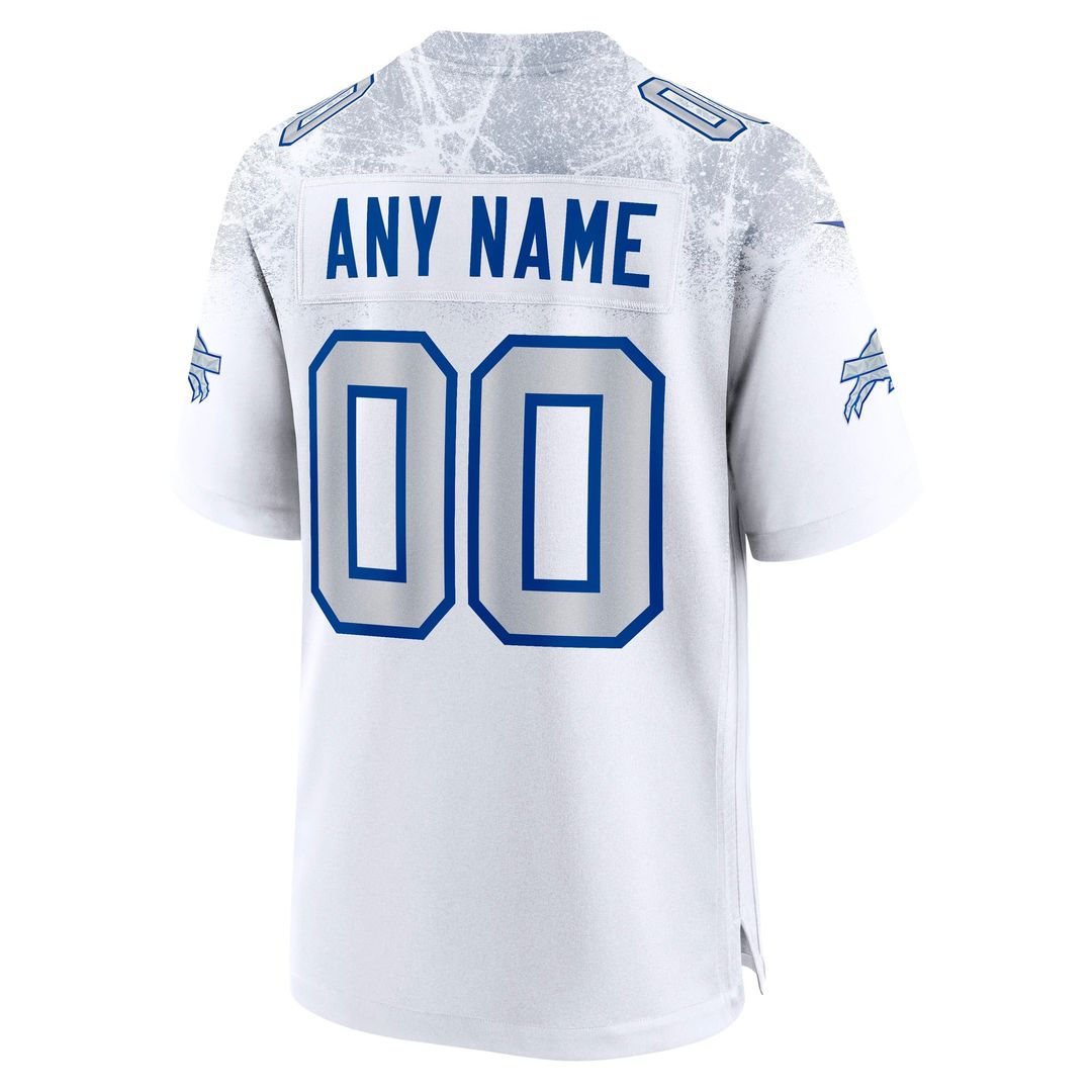 Buffalo Bills Nike White Rivalries Collection Custom Game Jersey