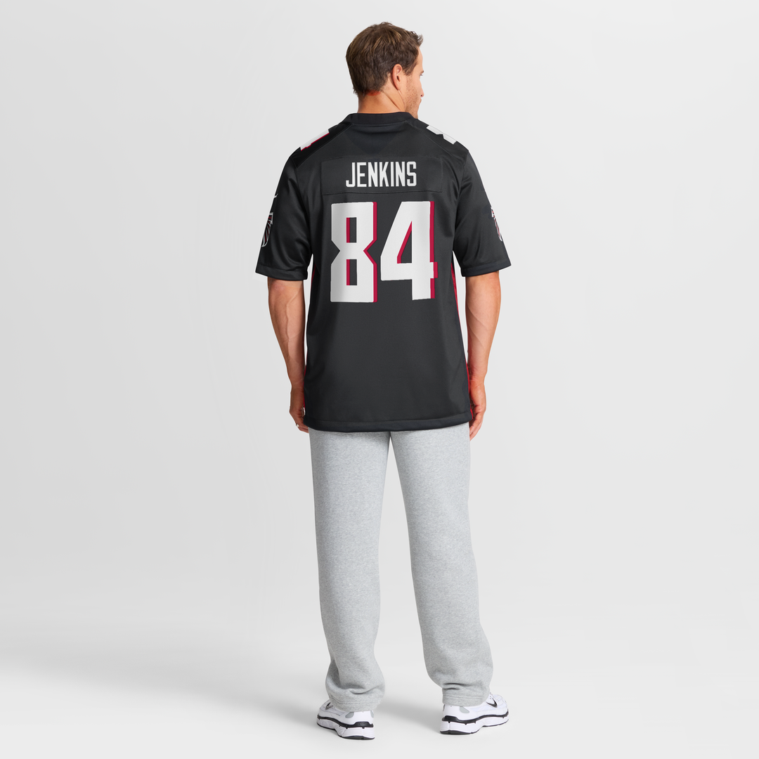 Atlanta Falcons Alfred Jenkins Nike Black Game Retired Player Jersey
