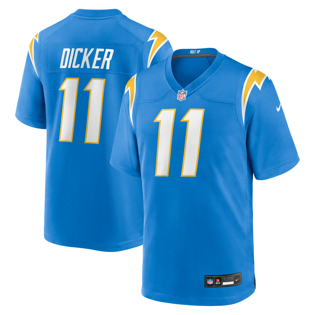 Los Angeles Chargers Cameron Dicker Nike Powder Blue Game Jersey
