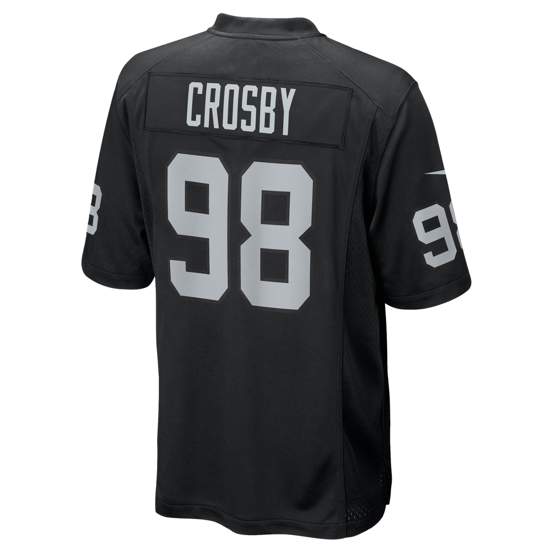 Las Vegas Raiders Maxx Crosby Nike White Alternate Game Jersey