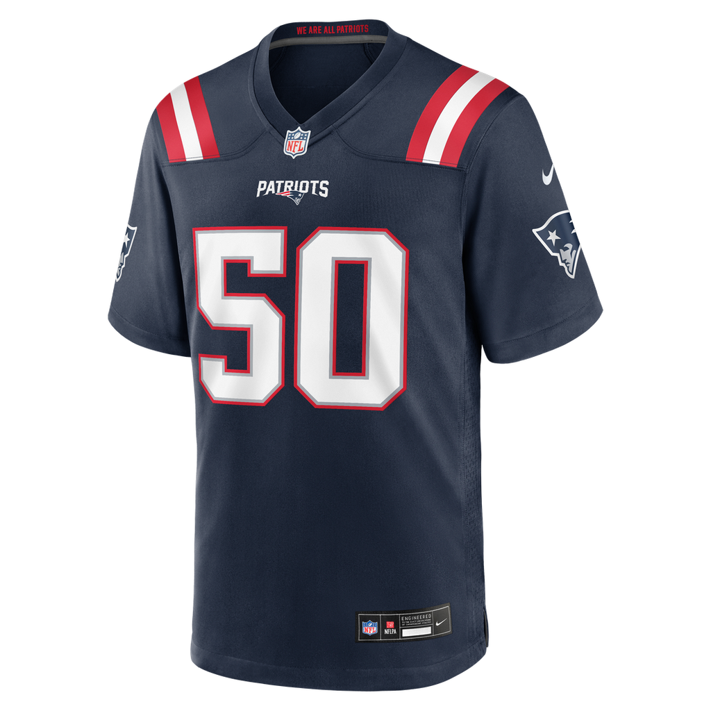 New England Patriots Mike Vrabel Nike Navy Game Retired Player Jersey