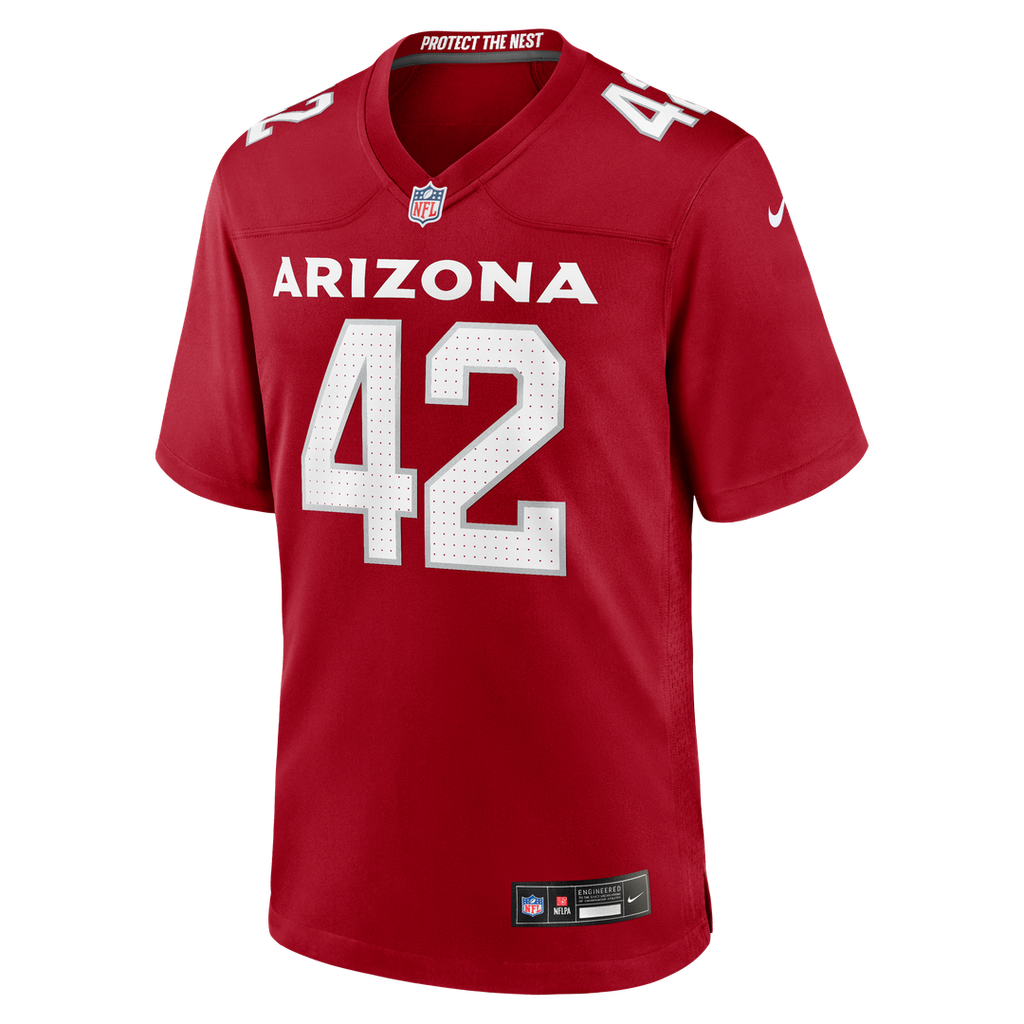 Arizona Cardinals Dadrion Taylor-Demerson Nike Cardinal Team Game Jersey
