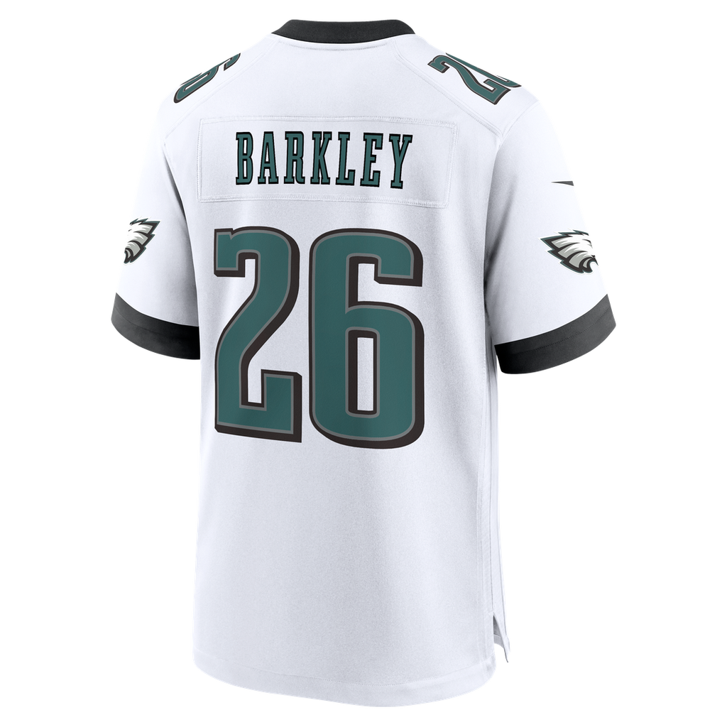 Philadelphia Eagles Saquon Barkley Nike Black Alternate Game Jersey