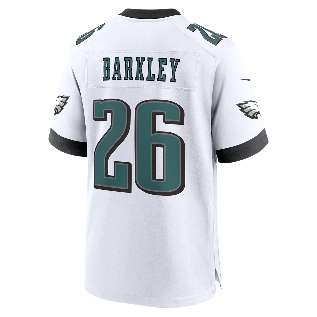Philadelphia Eagles Saquon Barkley Nike Black Alternate Game Jersey