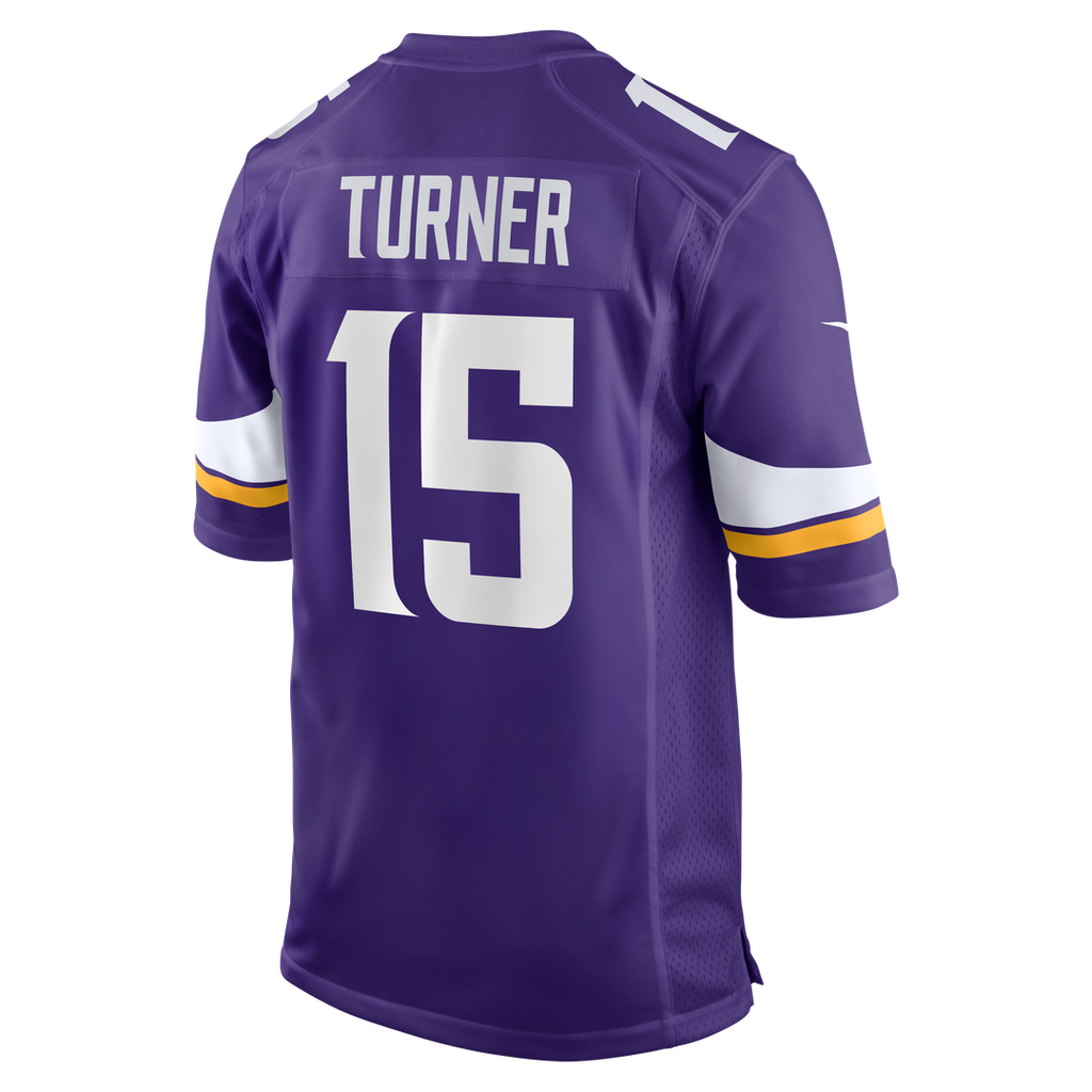 Minnesota Vikings Dallas Turner Nike Purple Player Game Jersey