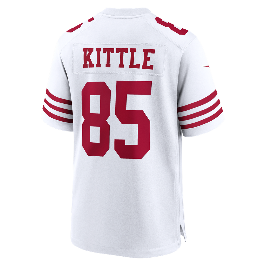 San Francisco 49ers George Kittle Nike Scarlet 80th Anniversary Game Jersey