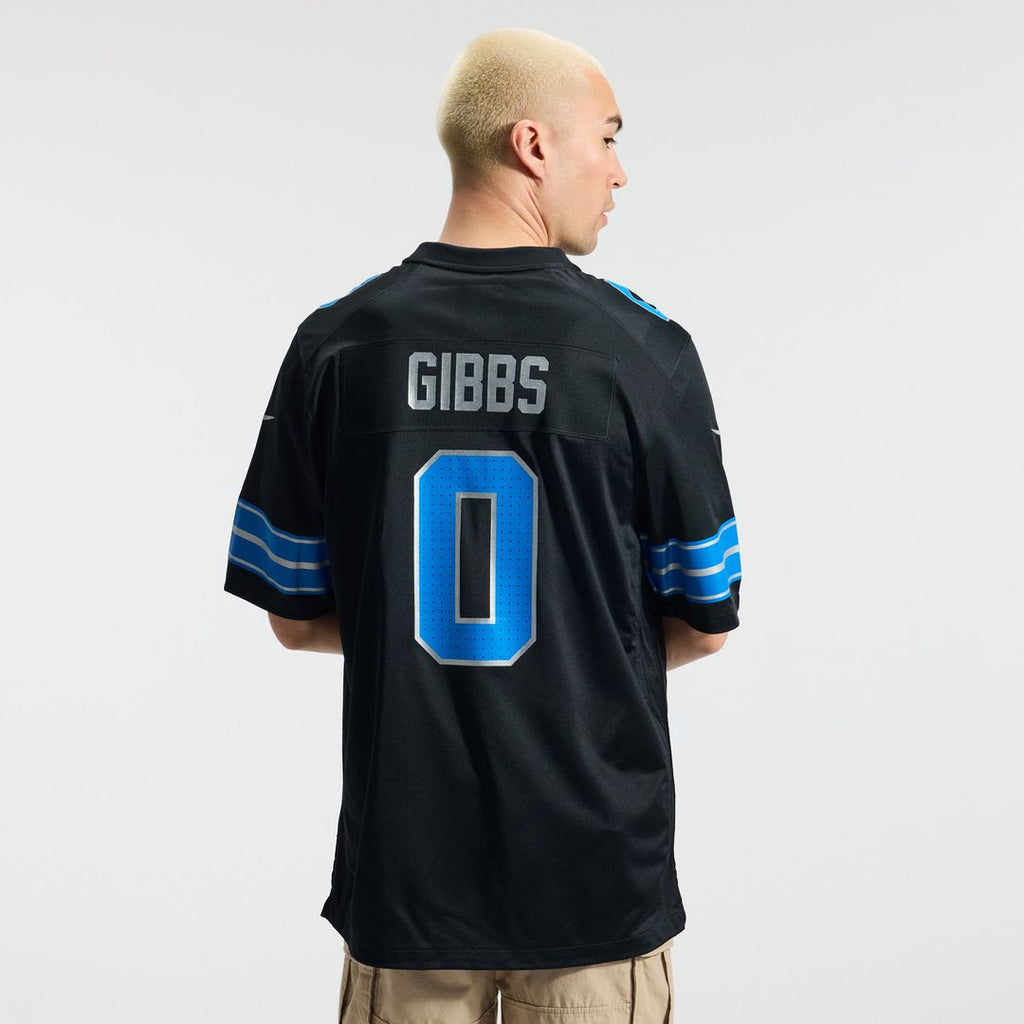 Detroit Lions Jahmyr Gibbs Nike White Game Player Jersey