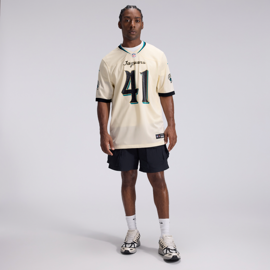 Jacksonville Jaguars Josh Hines-Allen Nike Natural 2026 Rivalries Collection Game Jersey