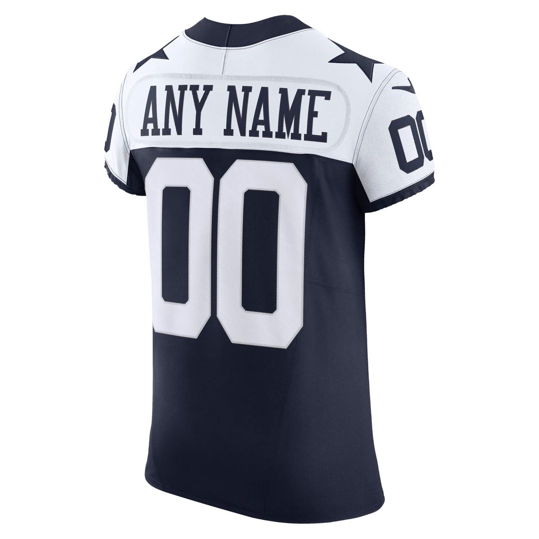 Dallas Cowboys Nike Navy Vapor F.U.S.E. Elite Custom Jersey