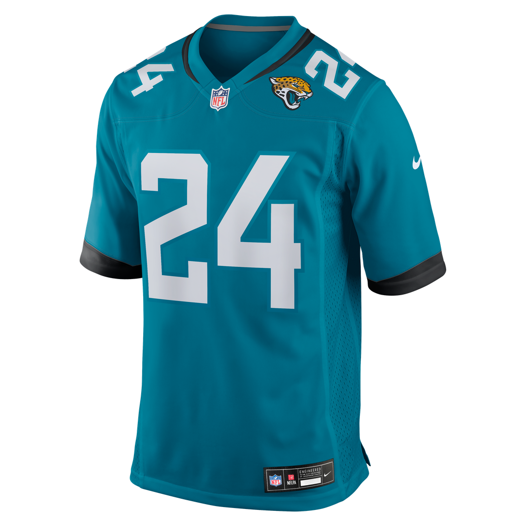 Jacksonville Jaguars Chris Rodriguez Jr. Nike Teal Team Game Jersey