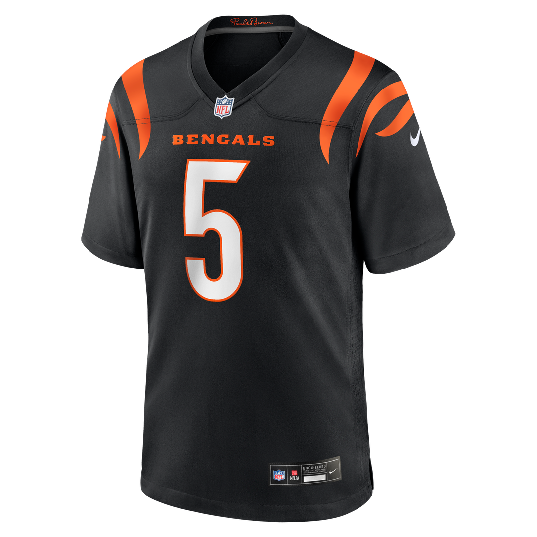 Cincinnati Bengals Tee Higgins Nike Black Game Player Jersey