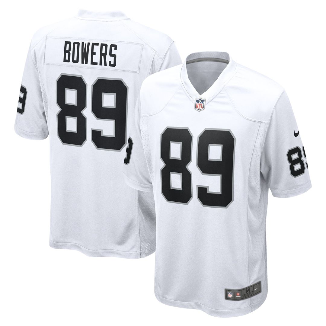 Las Vegas Raiders Brock Bowers Nike Black Player Game Jersey